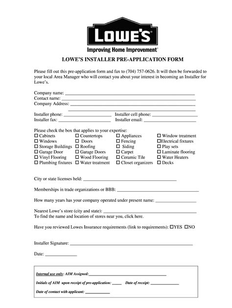 application for lowes employment|lowe's application form for employment.